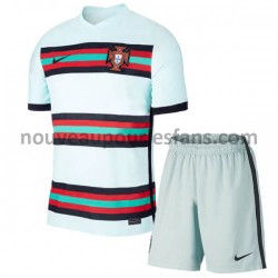 Maillot Portugal Enfant Tenue Extérieur Euro 2020 Manche Courte