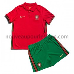 Maillot Portugal Enfant Tenue Domicile Euro 2020 Manche Courte