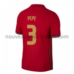 Maillot Portugal Pepe 3 Tenue Domicile Euro 2020 Manche Courte
