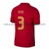 Maillot Portugal Pepe 3 Tenue Domicile Euro 2020 Manche Courte