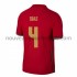 Maillot Portugal Ruben Dias 4 Tenue Domicile Euro 2020 Manche Courte