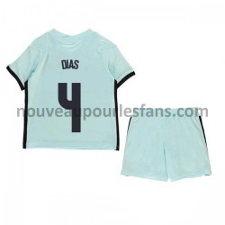 Maillot Portugal Ruben Dias 4 Enfant Tenue Extérieur Euro 2020 Manche Courte