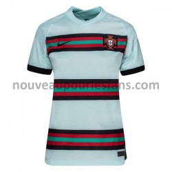 Maillot Portugal Femme Tenue Extérieur Euro 2020 Manche Courte
