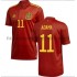 Maillot Espagne Adama 11 Tenue Domicile Euro 2020 Manche Courte