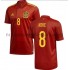 Maillot Espagne Koke 8 Tenue Domicile Euro 2020 Manche Courte