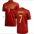 Maillot Espagne Morata 7 Tenue Domicile Euro 2020 Manche Courte