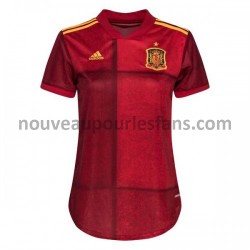 Maillot Espagne Femme Tenue Domicile Euro 2020 Manche Courte