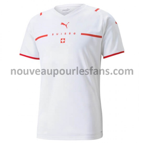 Maillot Suisse Tenue Extérieur 2021-2022 Manche Courte