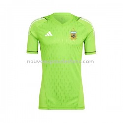 Maillot Argentine Gardien Homme Tenue Domicile Coupe du Monde 2022 Manche Courte