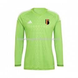 Maillot Belgique Gardien Homme Tenue Domicile 2021-2022 Manche Longue