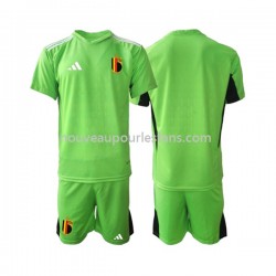 Maillot Belgique Gardien Enfant Tenue Domicile 2021-2022 Manche Courte