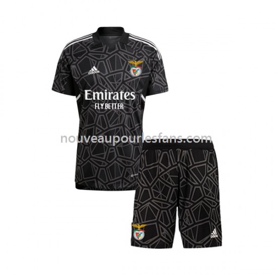Maillot Benfica Gardien Enfant Tenue Extérieur 2022-2023 Manche Courte