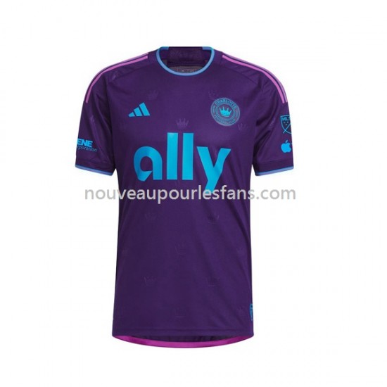 Maillot Charlotte FC Homme Tenue Extérieur 2023-2024 Manche Courte