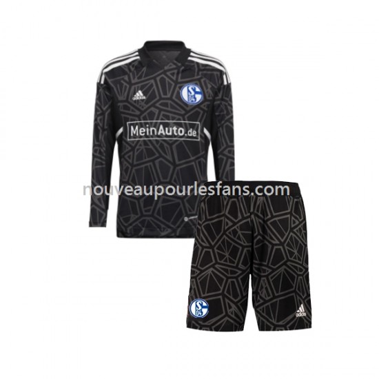 Maillot FC Schalke 04 Gardien Enfant Tenue Domicile 2022-2023 Manche Longue