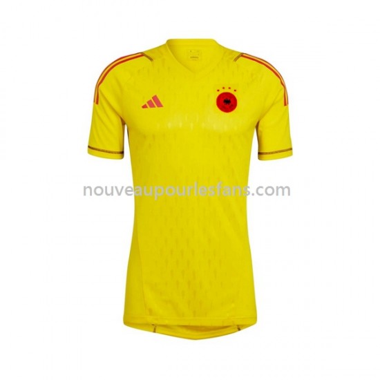 Maillot Allemagne Gardien Homme Tenue Extérieur Coupe du Monde 2022 Manche Courte