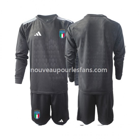 Maillot Italie Gardien Enfant Tenue Extérieur 2023 Manche Longue
