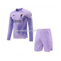 Maillot Liverpool Gardien Enfant Tenue Domicile 2022-2023 Manche Longue