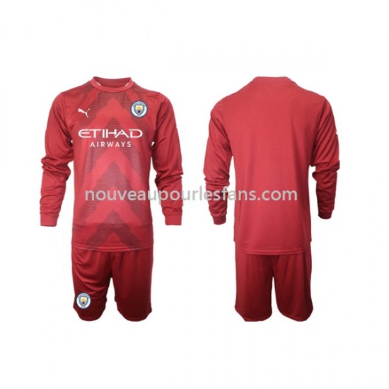 Maillot Manchester City Gardien Enfant Tenue Domicile 2022-2023 Manche Longue