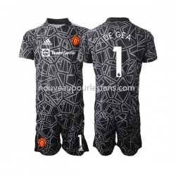 Maillot Manchester United DE GEA 1 Gardien Enfant Tenue Extérieur 2022-2023 Manche Courte