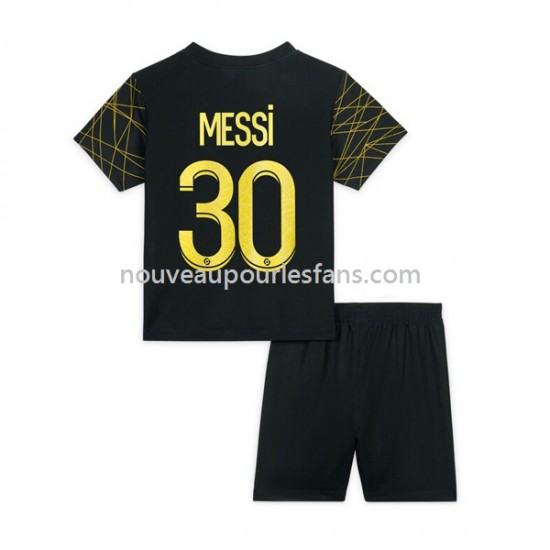 Maillot Paris Saint-Germain Lionel Messi 30 Enfant Tenue 4ème 2022-2023 Manche Courte