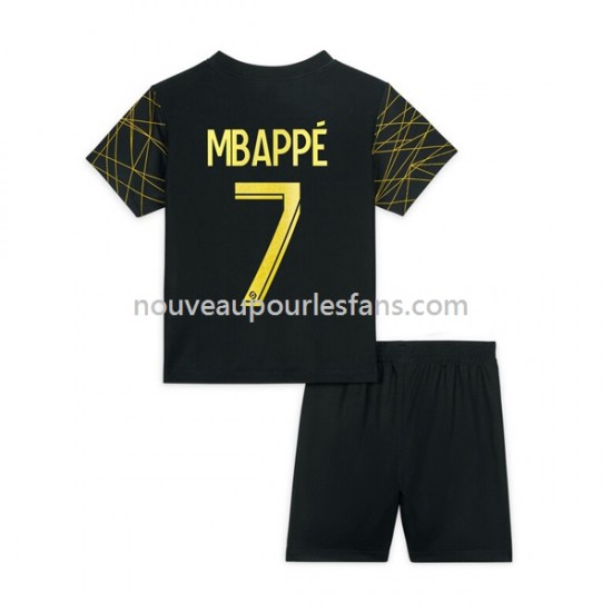 Maillot Paris Saint-Germain Mbappé 7 Enfant Tenue 4ème 2022-2023 Manche Courte