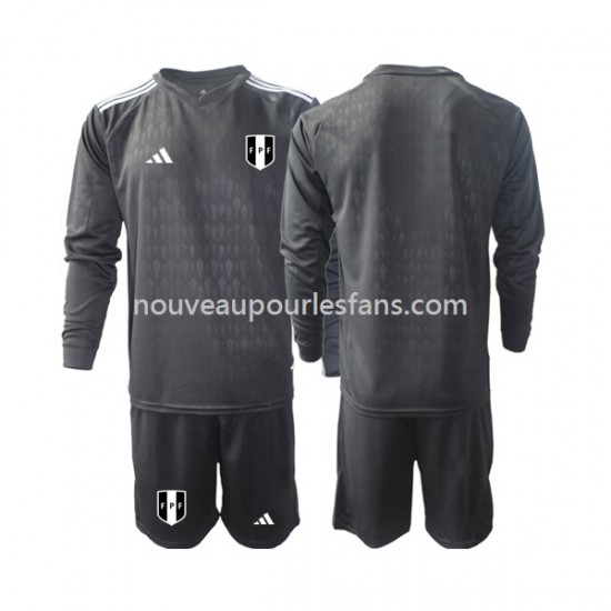 Maillot Pérou Gardien Enfant Tenue Domicile 2023 Manche Longue