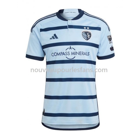 Maillot Sporting Kansas City Homme Tenue Domicile 2023-2024 Manche Courte