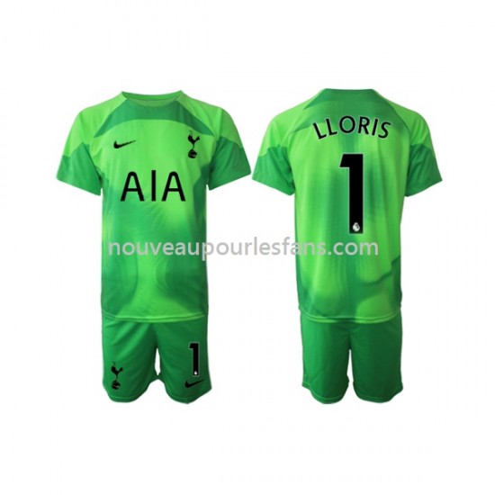 Maillot Tottenham Hotspur Hugo Lloris 1 Gardien Enfant Tenue Extérieur 2022-2023 Manche Courte