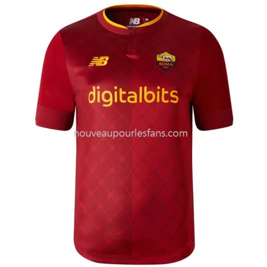 Maillot AS Roma Tenue Domicile 2022-2023 Manche Courte