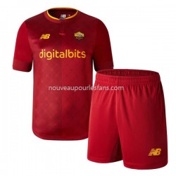Maillot AS Roma Enfant Tenue Domicile 2022-2023 Manche Courte