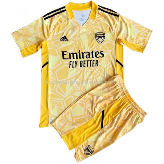 Maillot Arsenal Gardien Enfant Tenue Domicile 2022-2023 Manche Courte