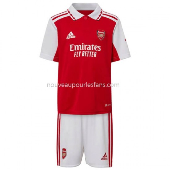 Maillot Arsenal Enfant Tenue Domicile 2022-2023 Manche Courte