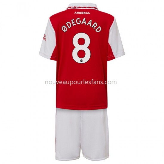 Maillot Arsenal Odegaard 8 Enfant Tenue Domicile 2022-2023 Manche Courte