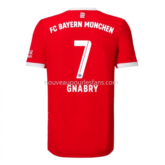 Maillot Bayern Munich Gnabry 7 Tenue Domicile 2022-2023 Manche Courte
