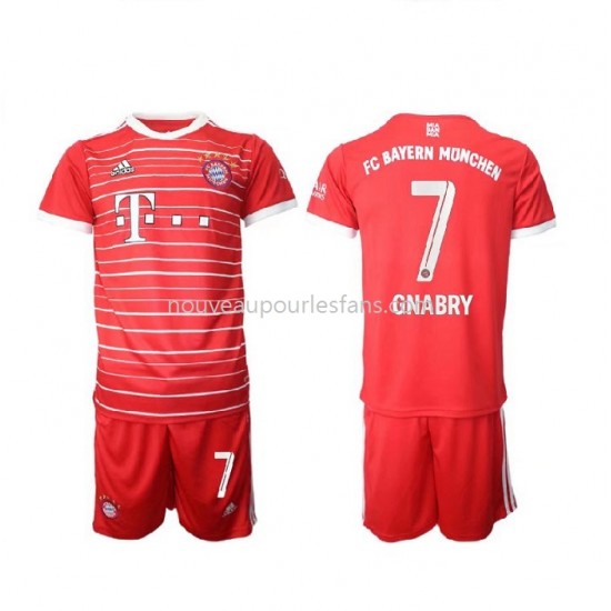 Maillot Bayern Munich Gnabry 7 Enfant Tenue Domicile 2022-2023 Manche Courte