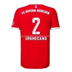 Maillot Bayern Munich Upamecano 2 Tenue Domicile 2022-2023 Manche Courte