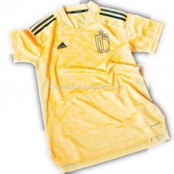 Maillot Belgique Femme Tenue Extérieur 2022 Manche Courte