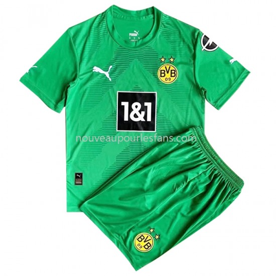 Maillot Borussia Dortmund Gardien Enfant Tenue Extérieur 2022-2023 Manche Courte