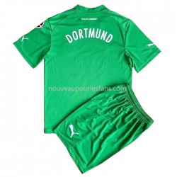 Maillot Borussia Dortmund Gardien Enfant Tenue Extérieur 2022-2023 Manche Courte