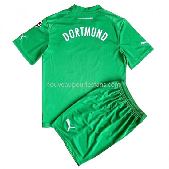 Maillot Borussia Dortmund Gardien Enfant Tenue Extérieur 2022-2023 Manche Courte