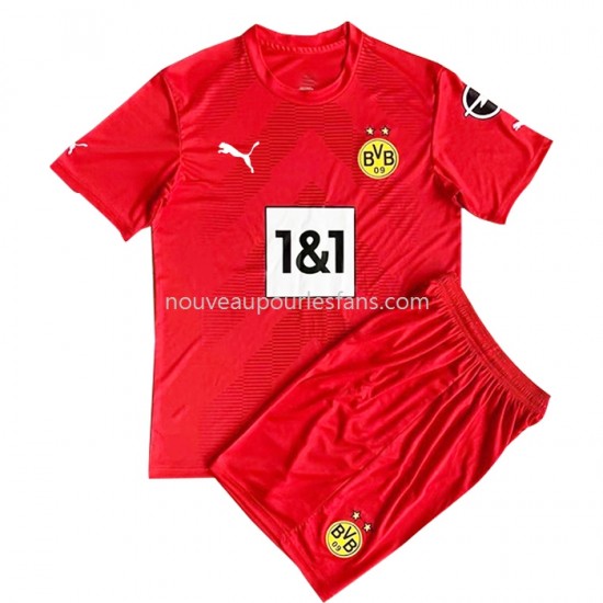 Maillot Borussia Dortmund Gardien Enfant Tenue Domicile 2022-2023 Manche Courte