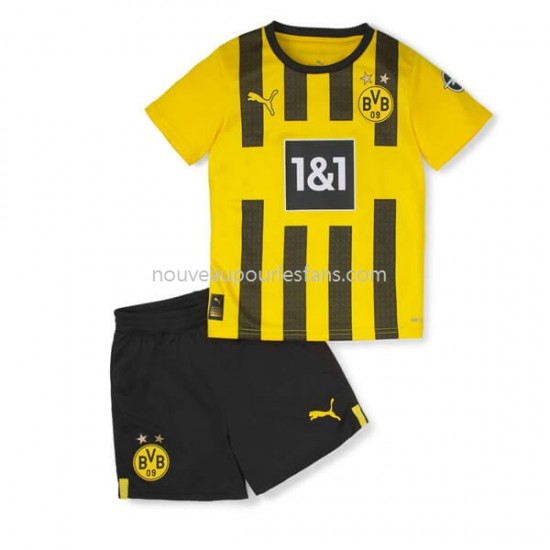Maillot Borussia Dortmund Enfant Tenue Domicile 2022-2023 Manche Courte