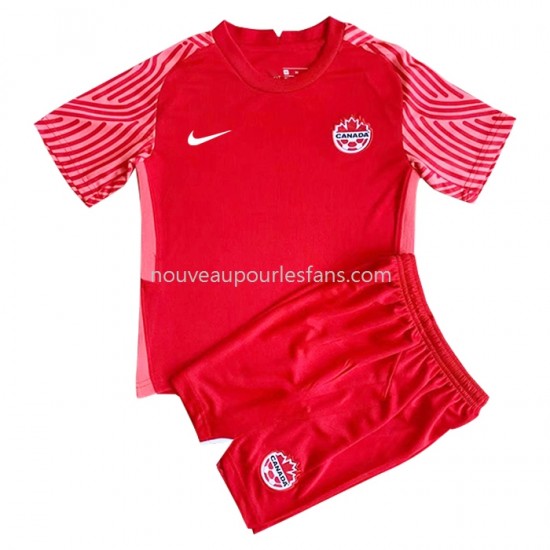 Maillot Canada Enfant Tenue Domicile 2022 Manche Courte