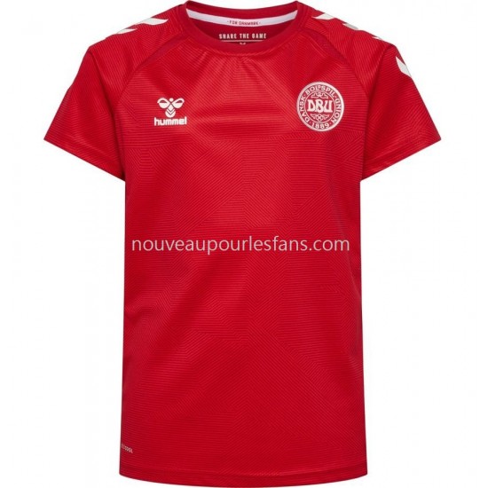Maillot Danemark Femme Tenue Domicile 2022 Manche Courte