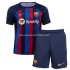 Maillot FC Barcelone Enfant Tenue Domicile 2022-2023 Manche Courte