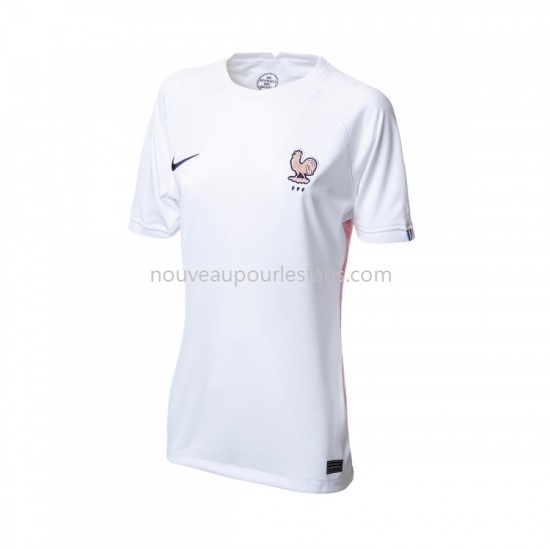 Maillot Frankrig Femme Tenue Extérieur 2022 Manche Courte