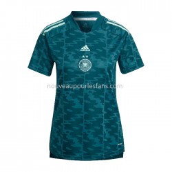 Maillot Allemagne Femme Tenue Extérieur 2022 Manche Courte