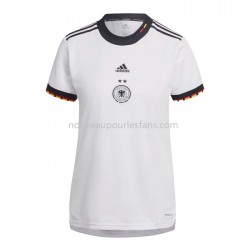 Maillot Allemagne Femme Tenue Domicile 2022 Manche Courte
