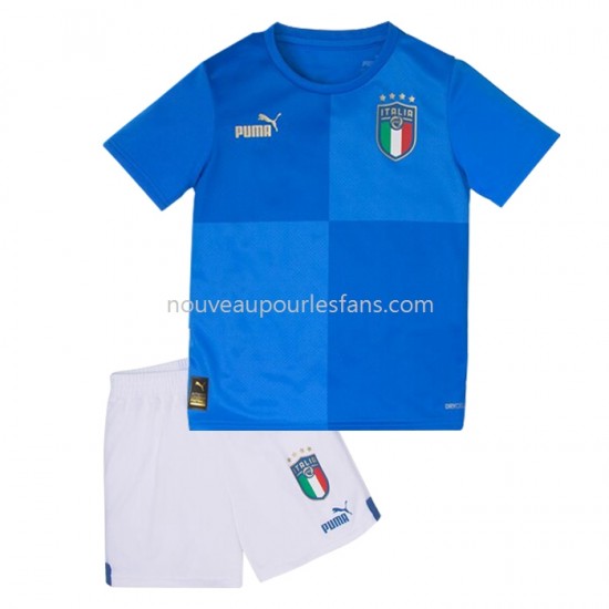 Maillot Italie Enfant Tenue Domicile 2022 Manche Courte