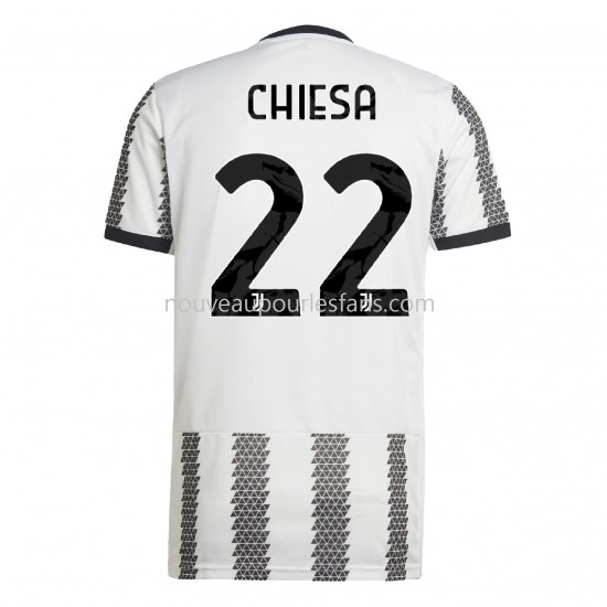 Maillot Juventus Chiesa 22 Tenue Domicile 2022-2023 Manche Courte